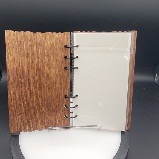 Mountain Deer Wood Notebook