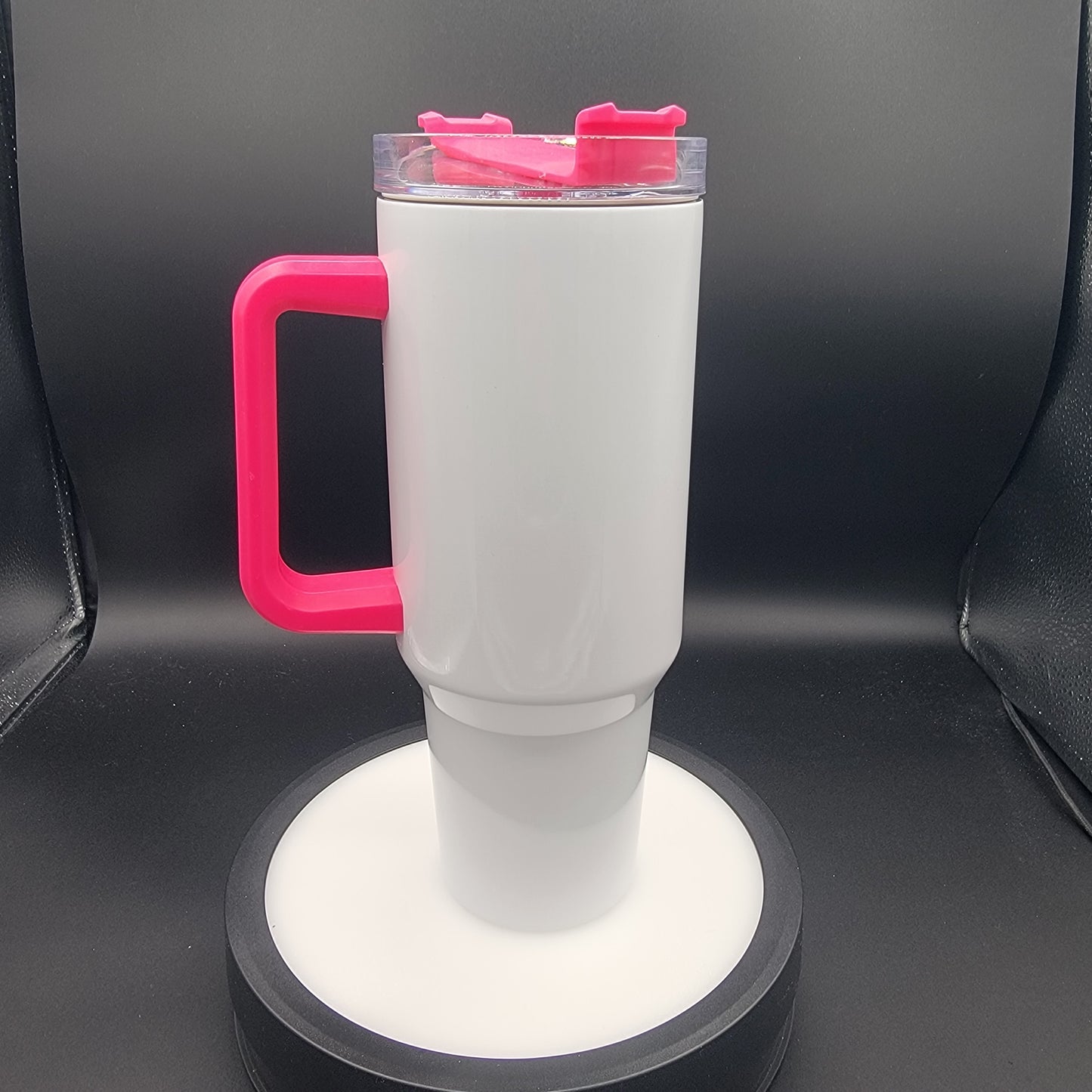 40oz Tumbler Purple Butterfly