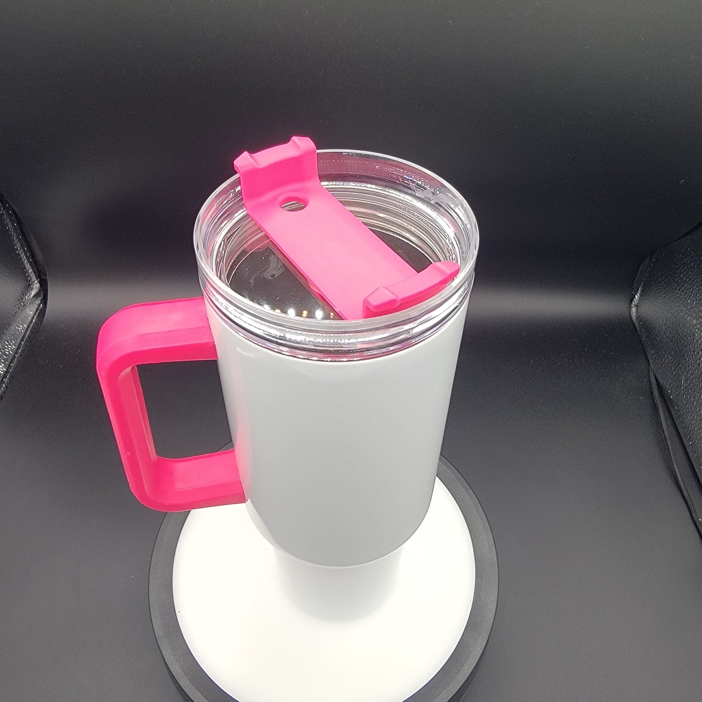 40 oz Tumbler Purple Bow Highland Cow