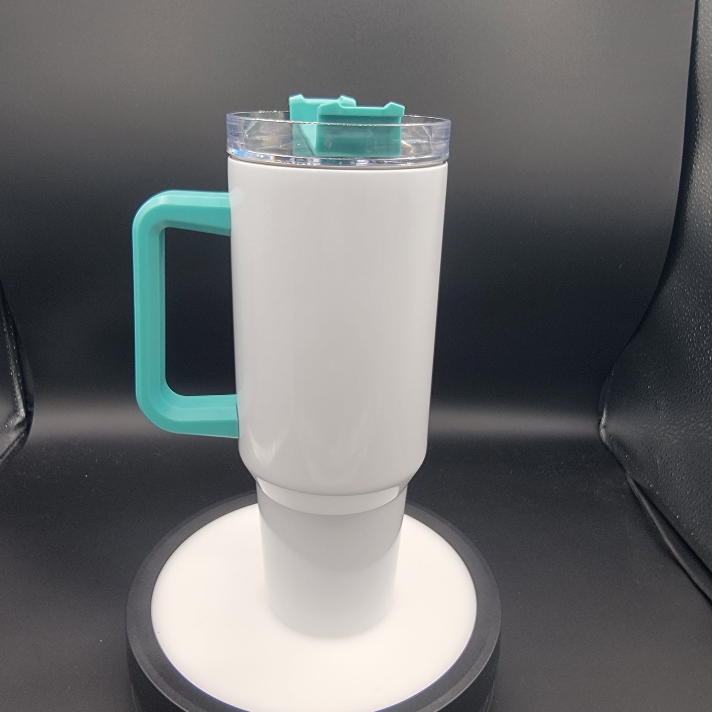 40oz Tumbler Northern Lights Wolf