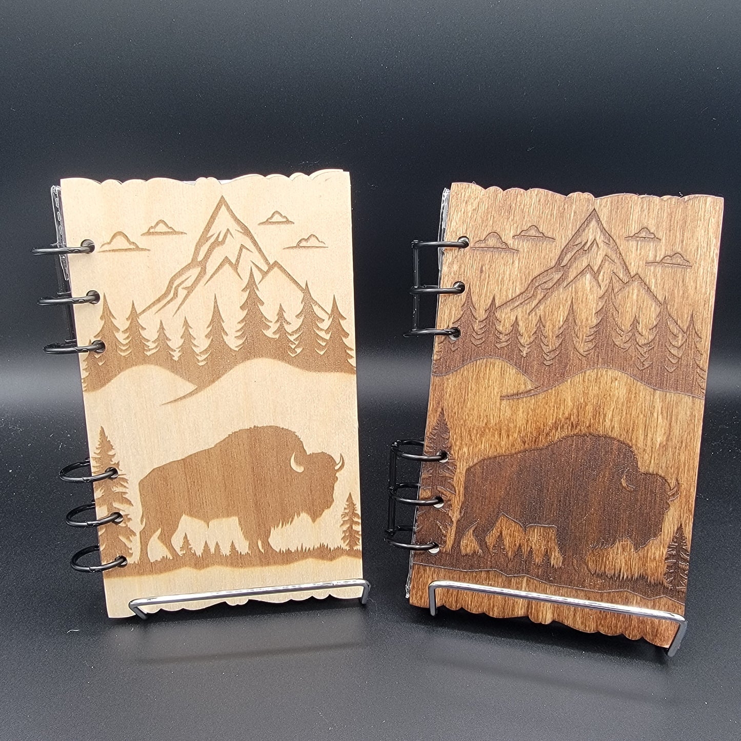Buffalo/Bison among Mountains Notebook