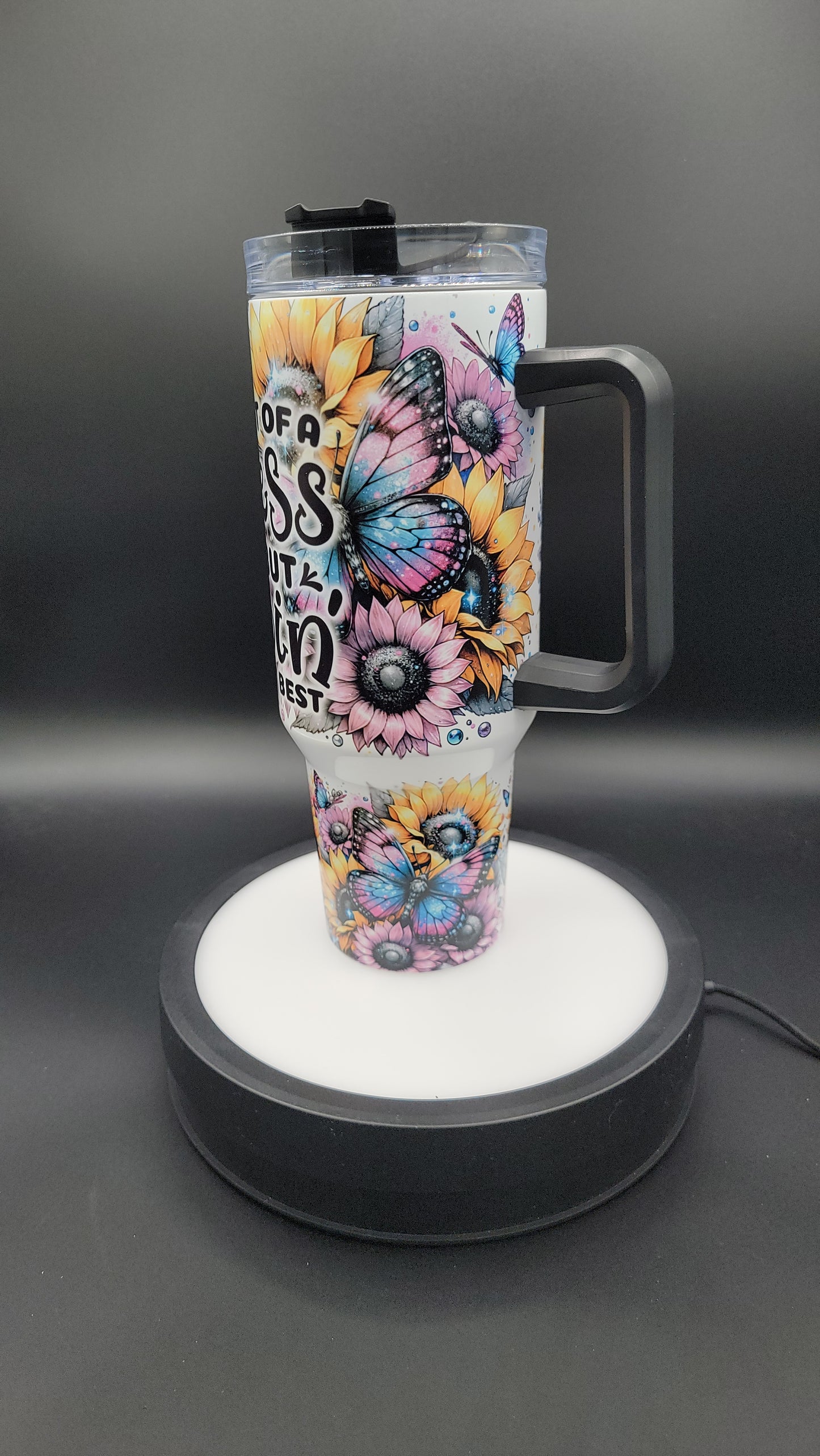 40 oz Tumbler Baby Highland Cow