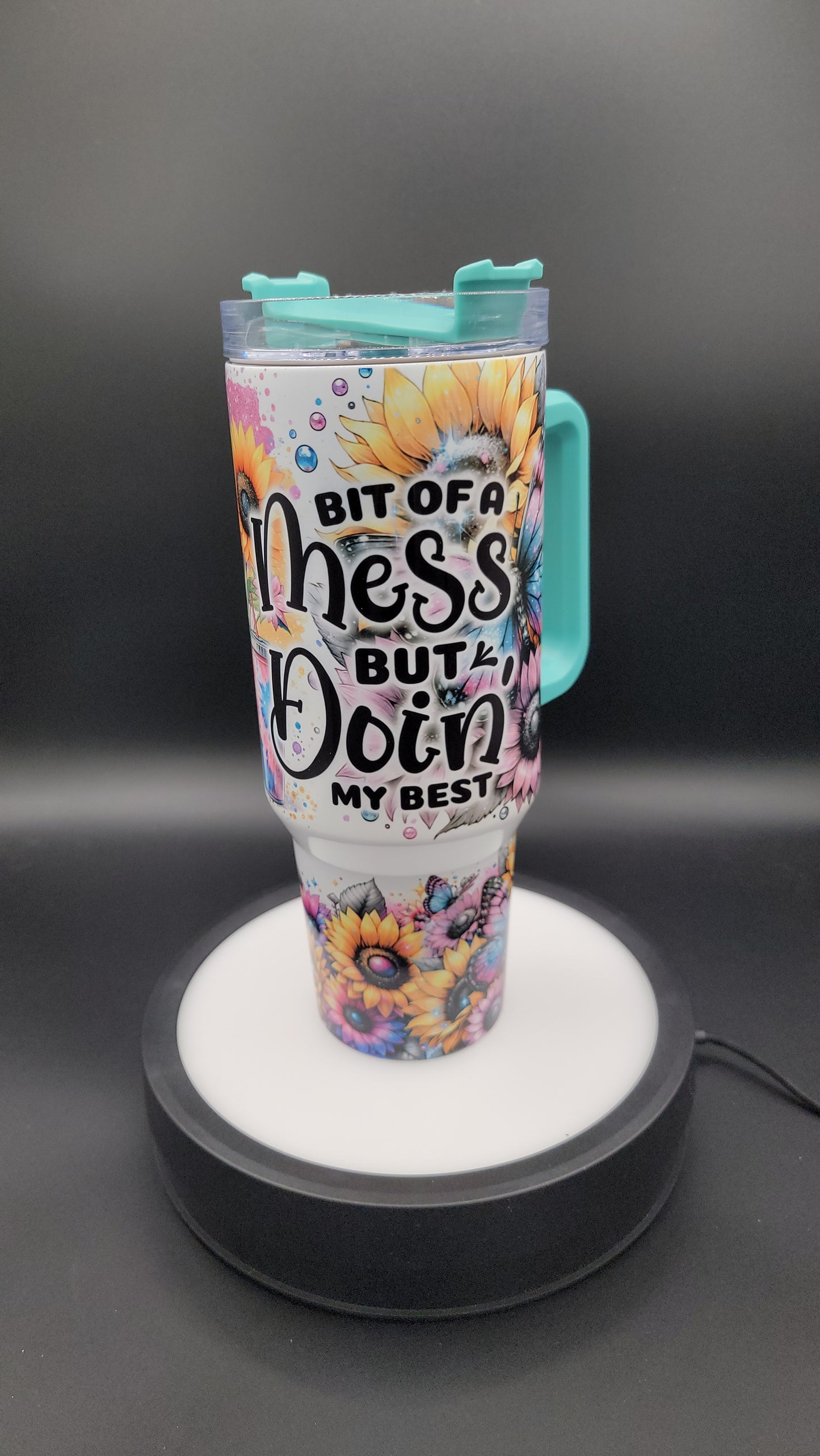 40 oz Tumbler Baby Highland Cow