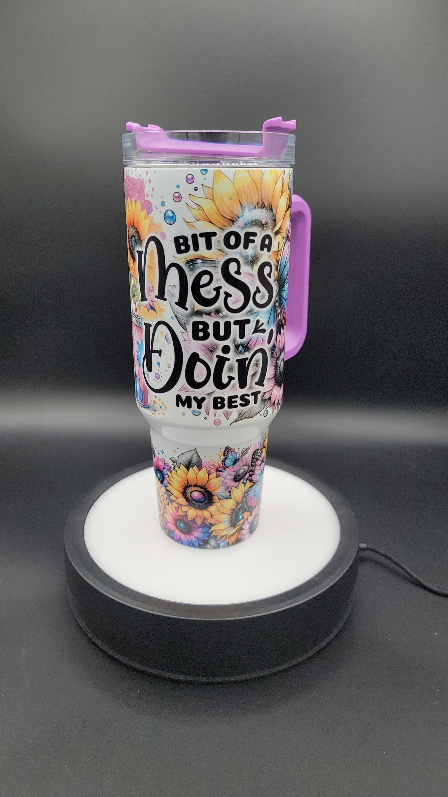 40 oz Tumbler Baby Highland Cow