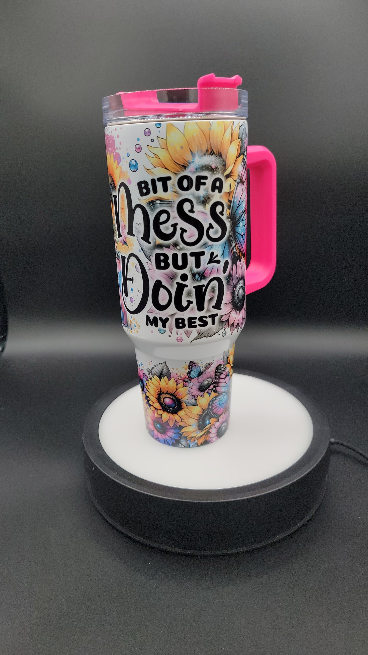 40 oz Tumbler Baby Highland Cow