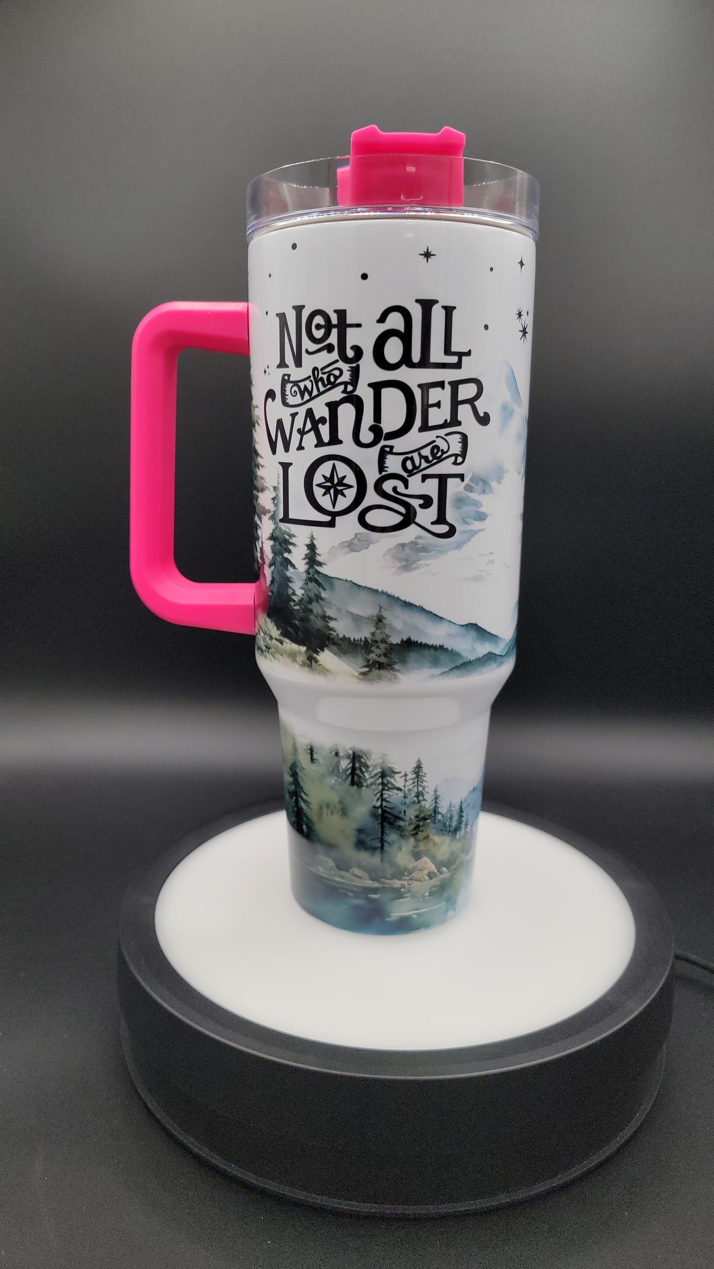 40oz Tumbler Not All Who Wonder are Lost