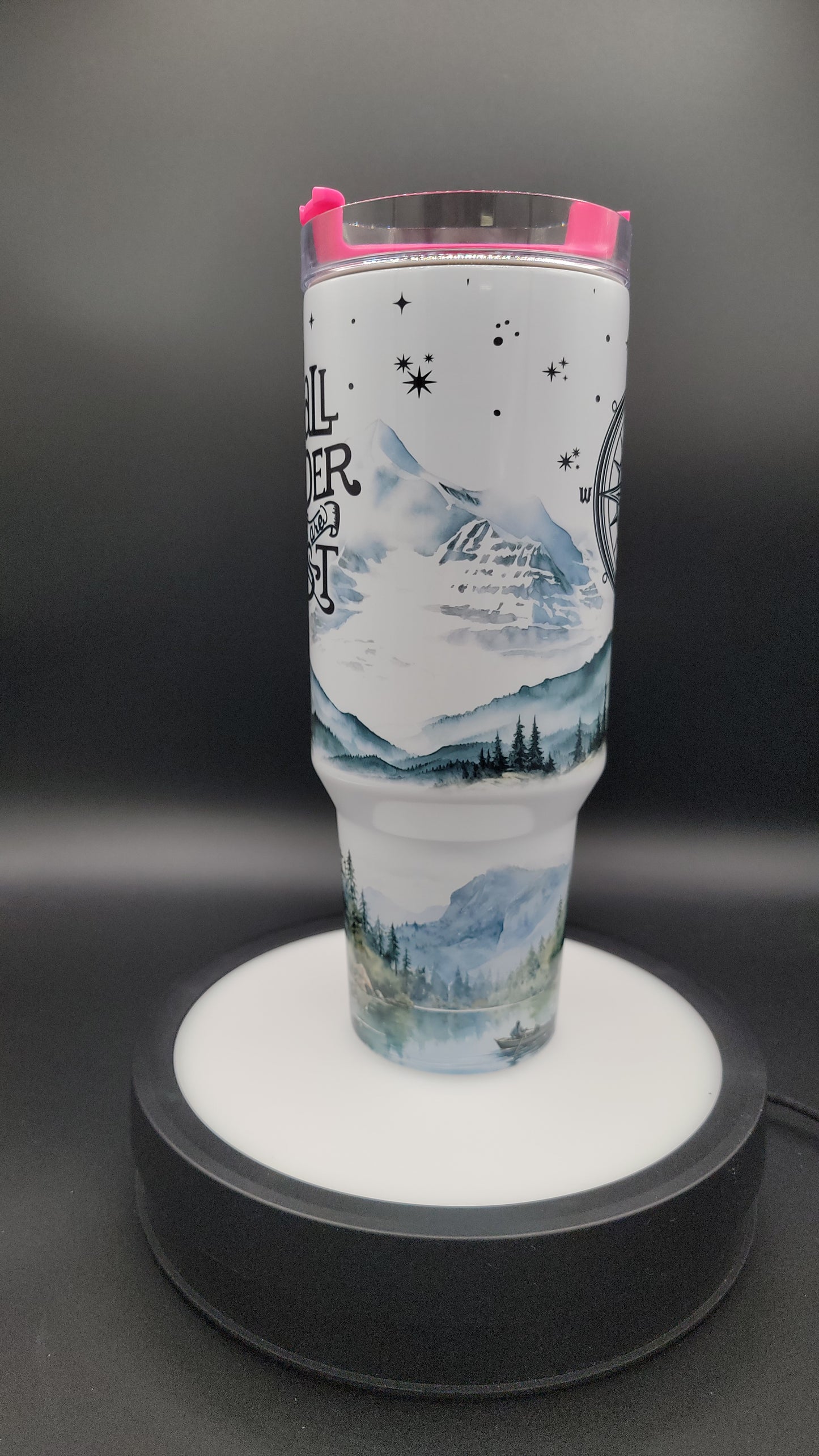 40oz Tumbler Not All Who Wonder are Lost
