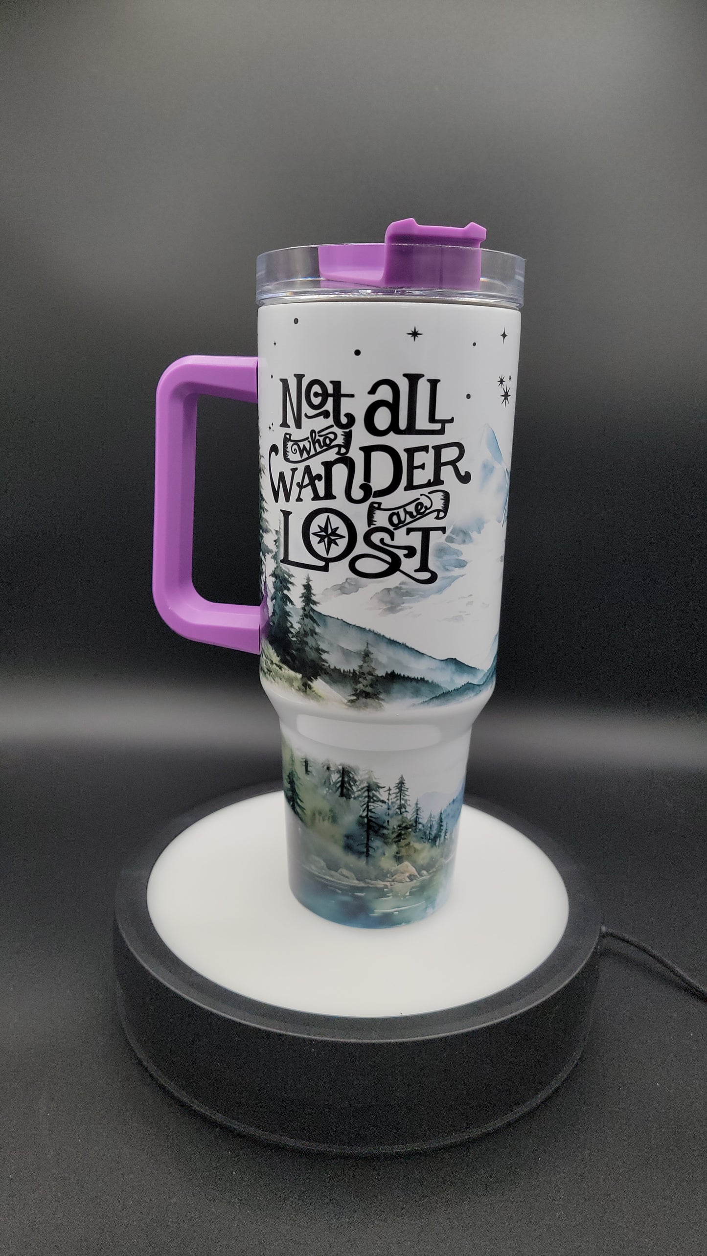 40oz Tumbler Not All Who Wonder are Lost