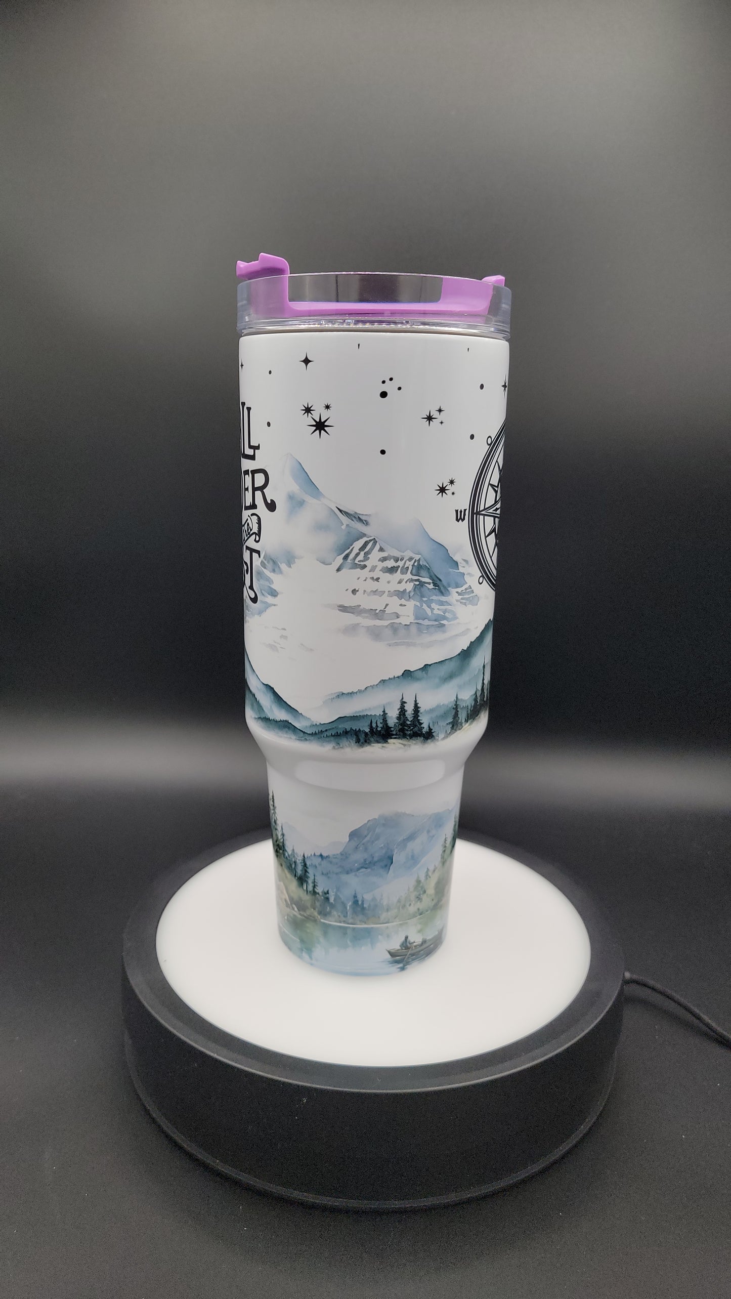 40oz Tumbler Not All Who Wonder are Lost