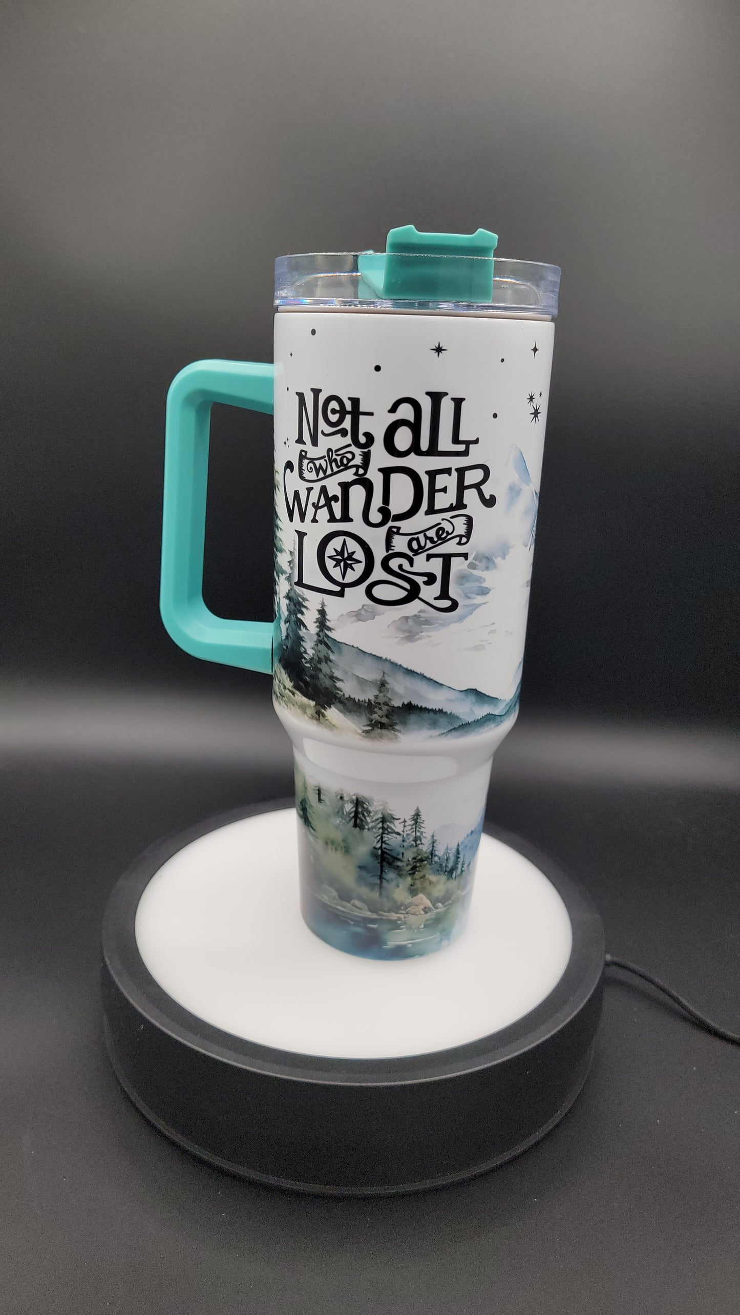 40oz Tumbler Not All Who Wonder are Lost