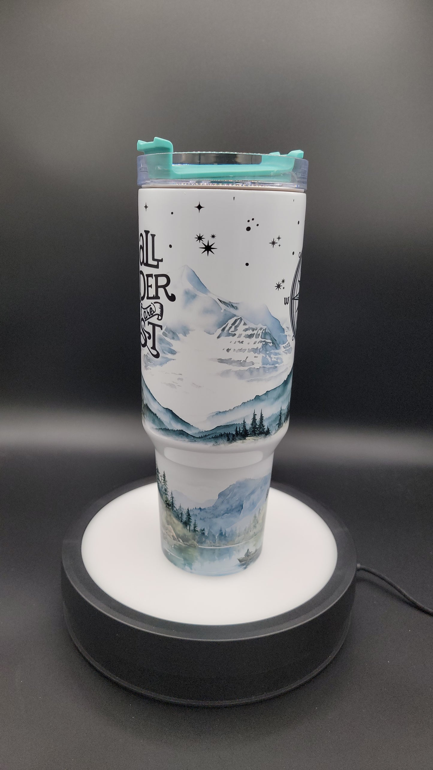 40oz Tumbler Not All Who Wonder are Lost