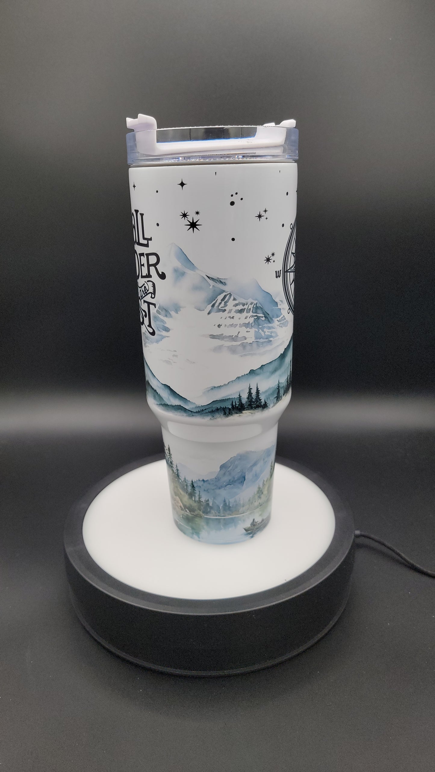 40oz Tumbler Not All Who Wonder are Lost