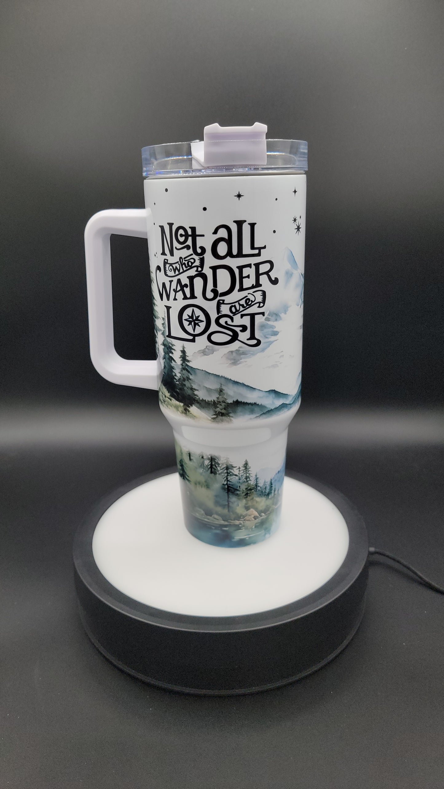 40oz Tumbler Not All Who Wonder are Lost