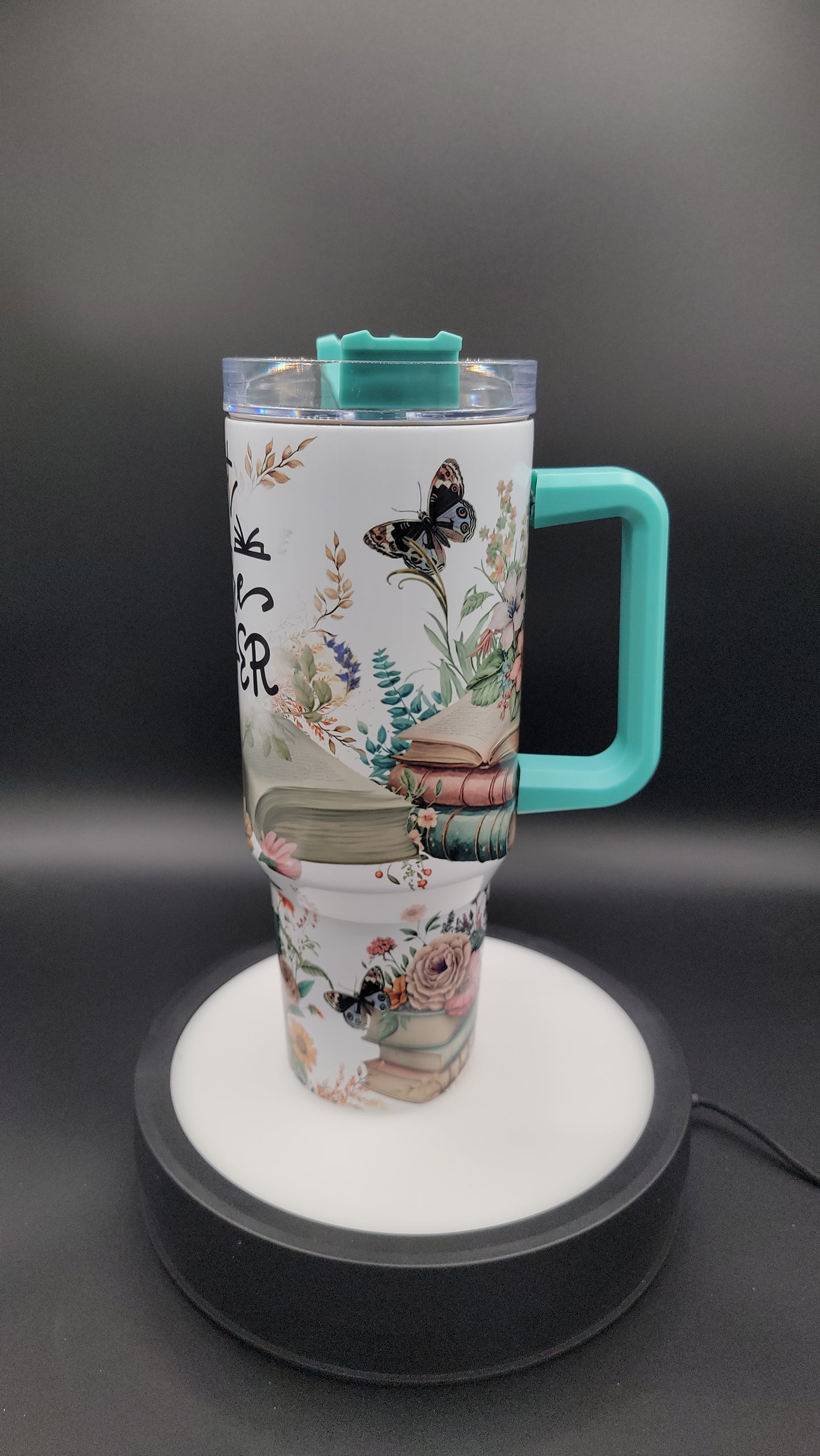 40oz Tumbler Just One More Chapter