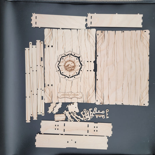 Adventure Awaits – Wooden Trinket Box Kit