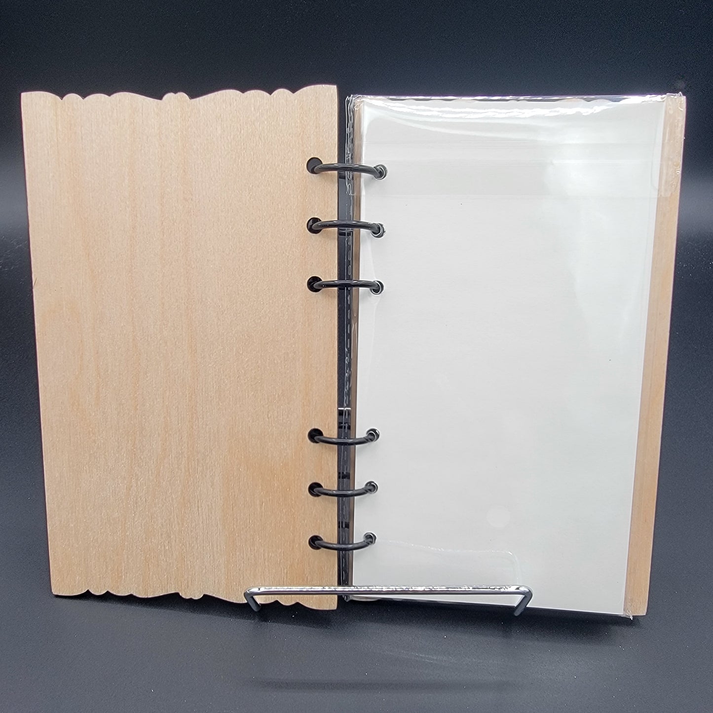Mountain Deer Wood Notebook