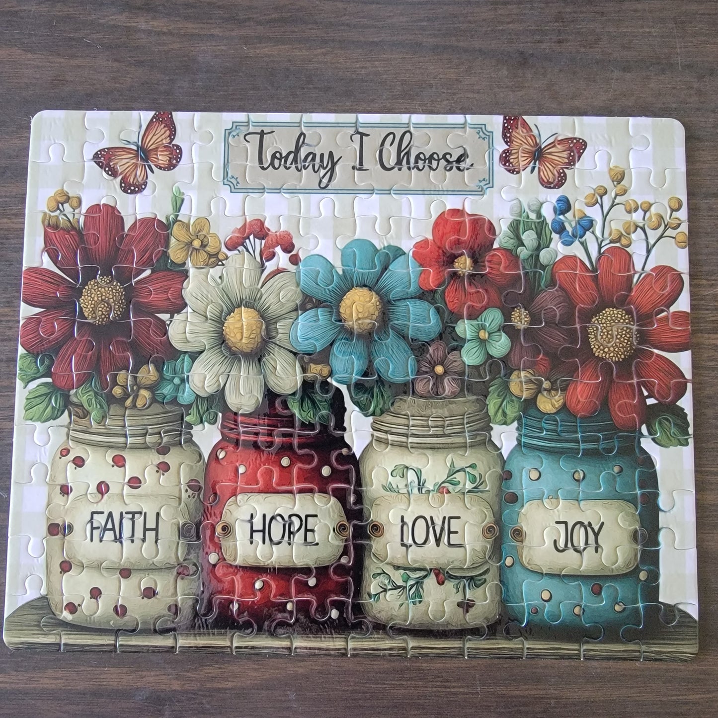 Faith Hope Love Joy - 120 Piece Puzzle