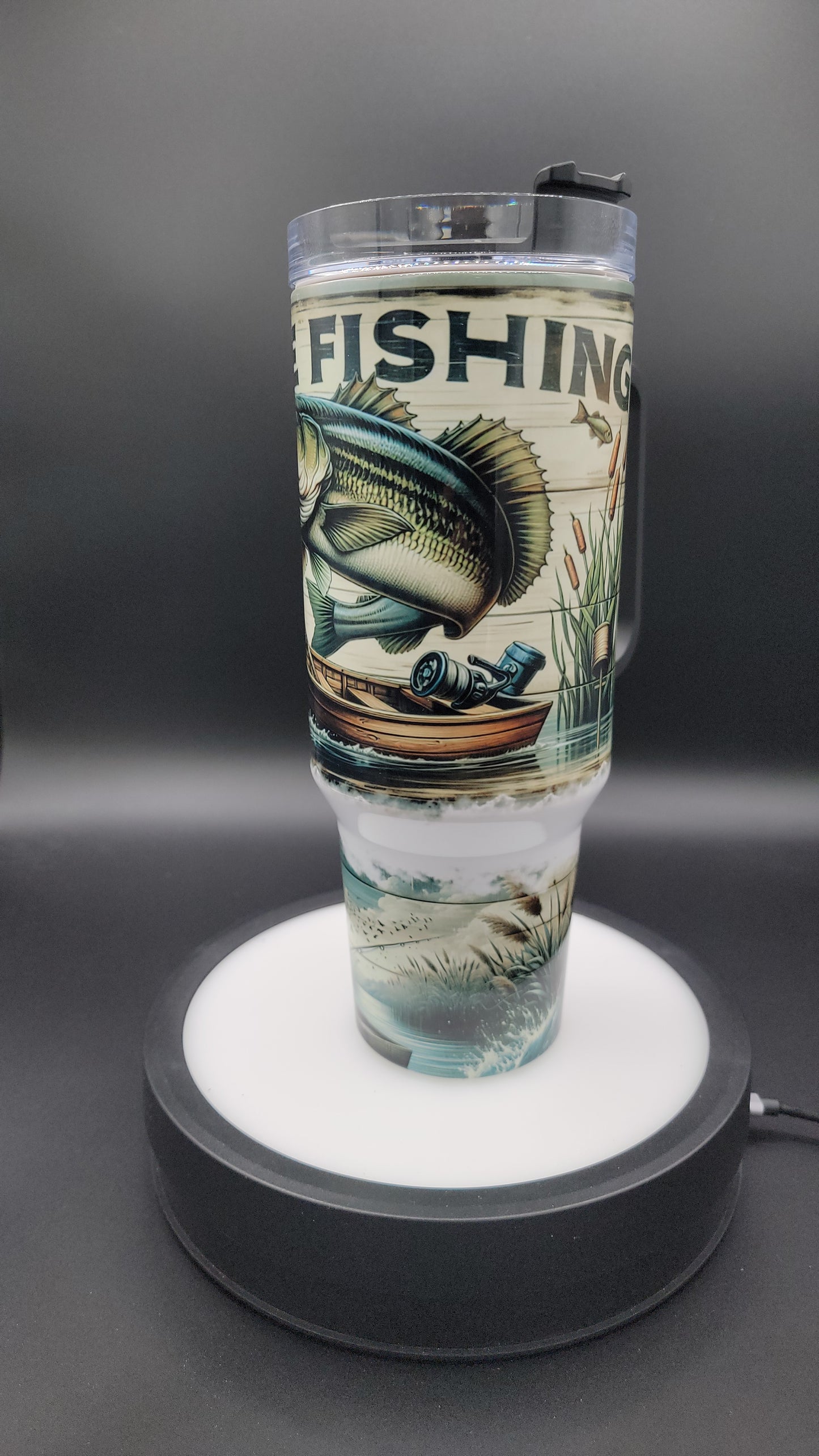 40oz Tumbler Gone Fishing