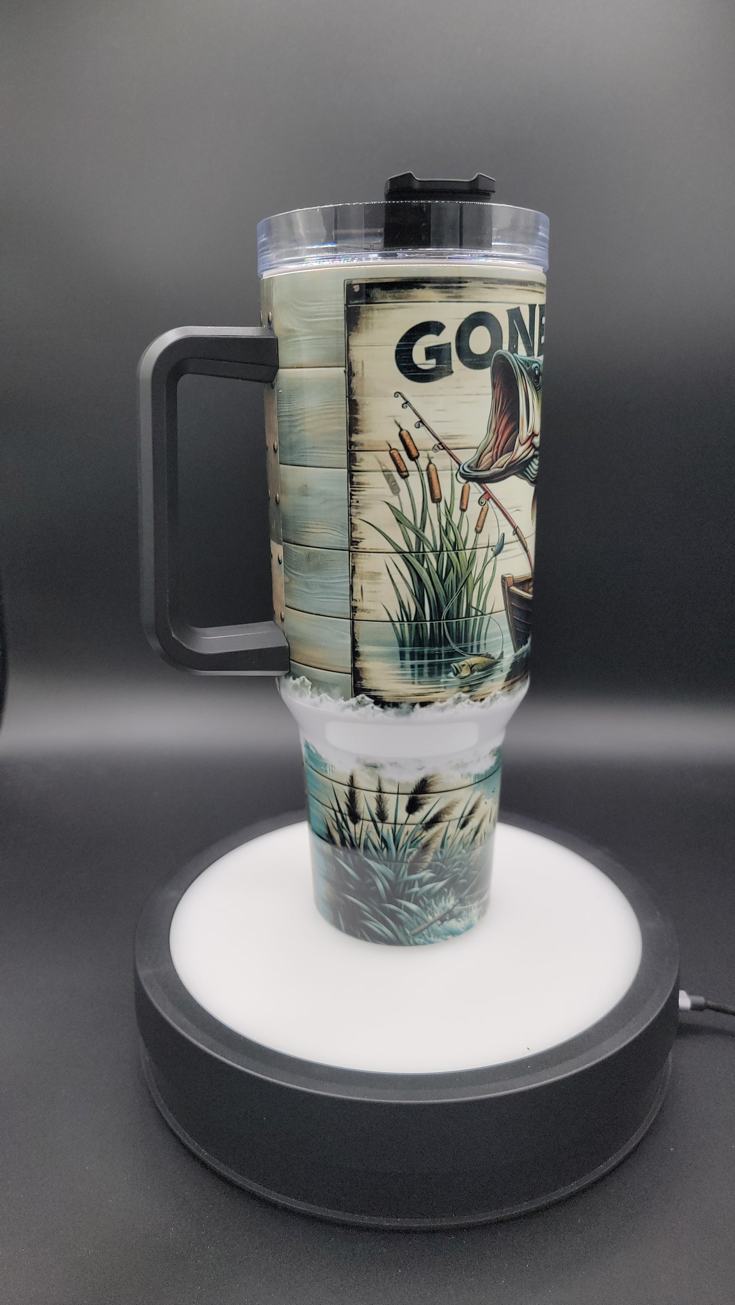 40oz Tumbler Gone Fishing