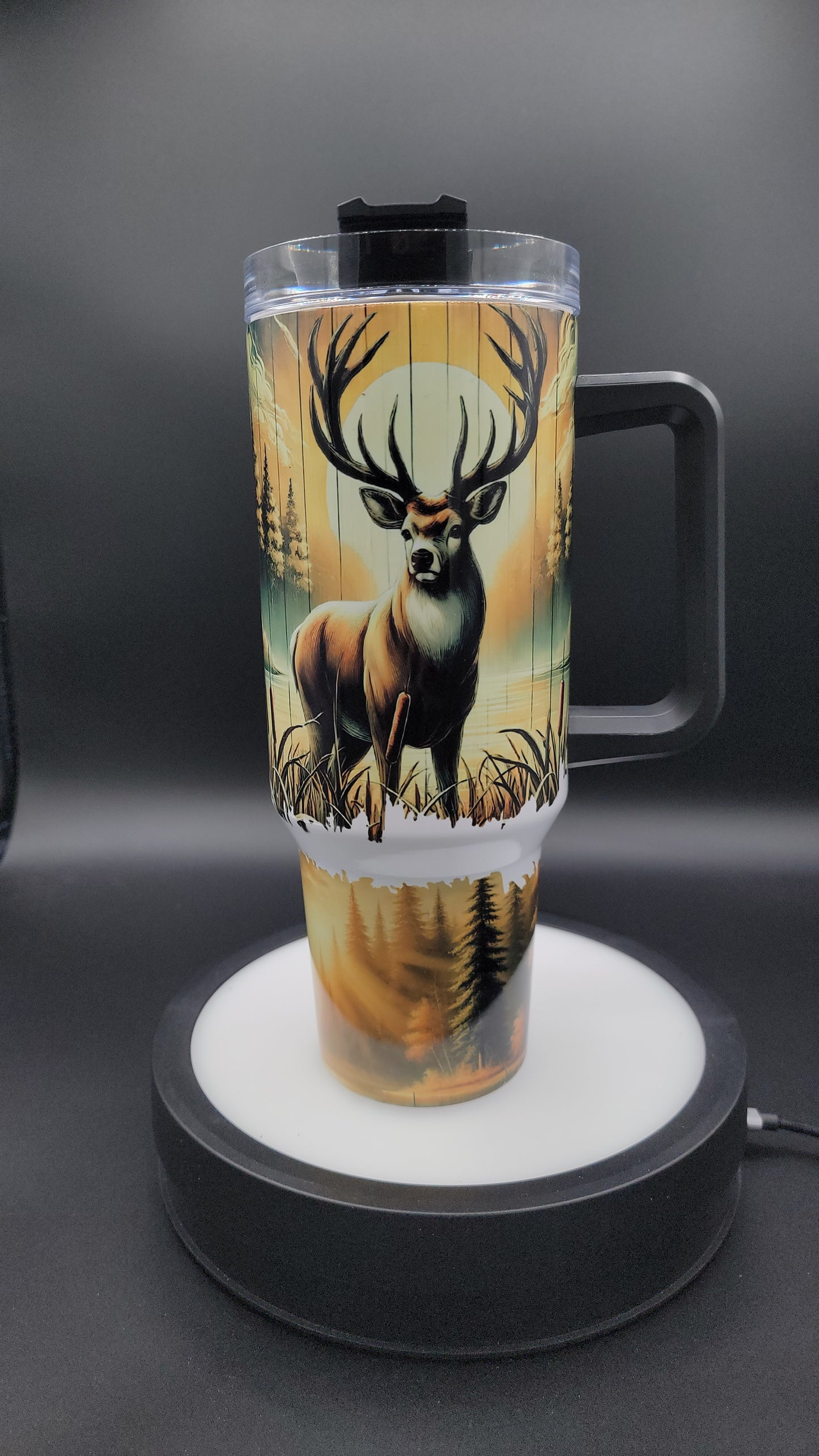 40oz Tumbler Bass Deer