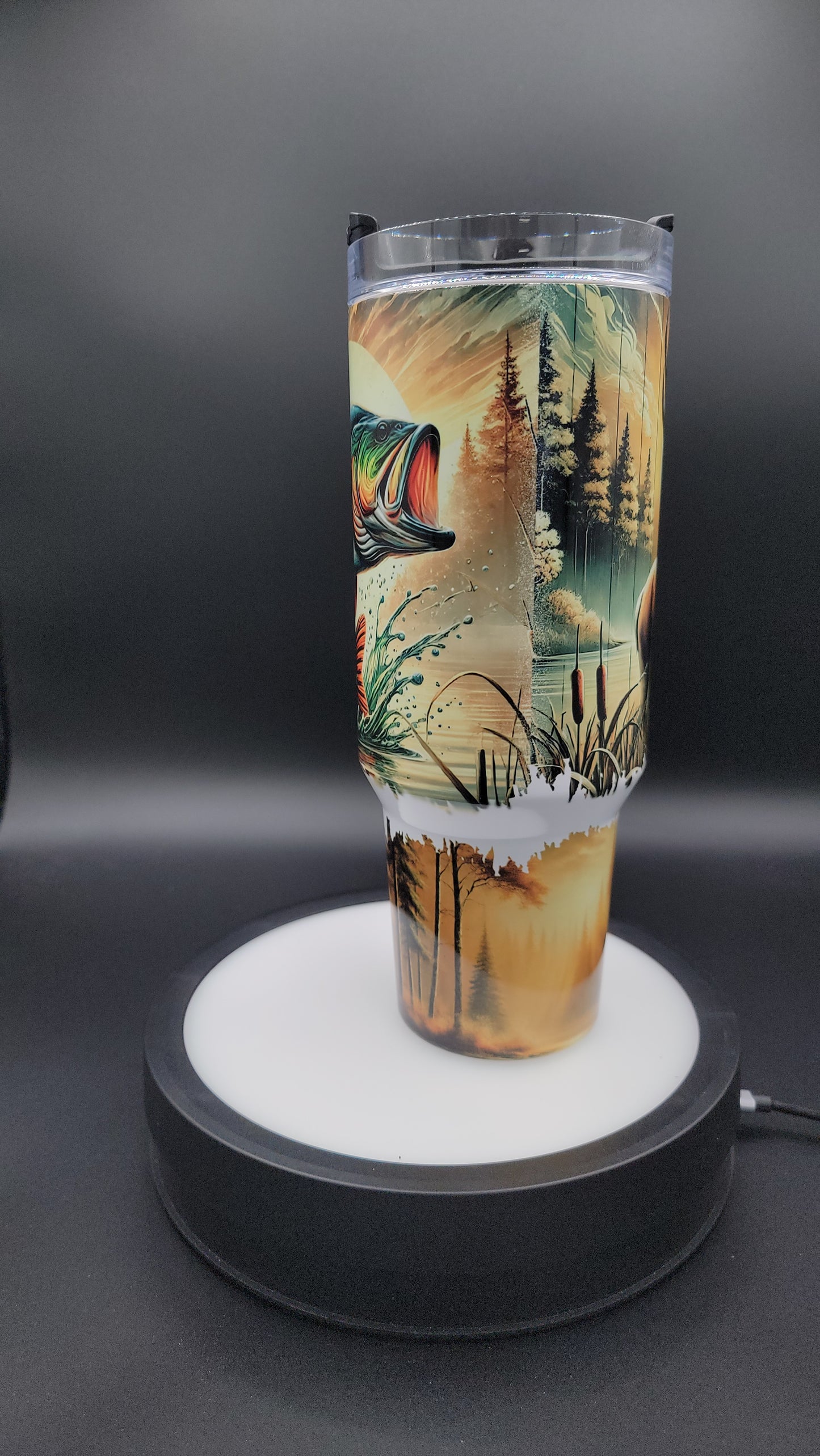 40oz Tumbler Bass Deer