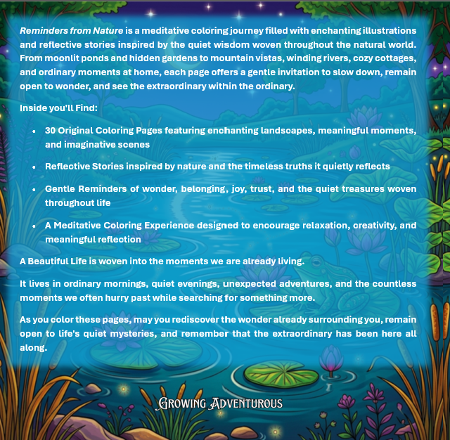 Reminders From Nature