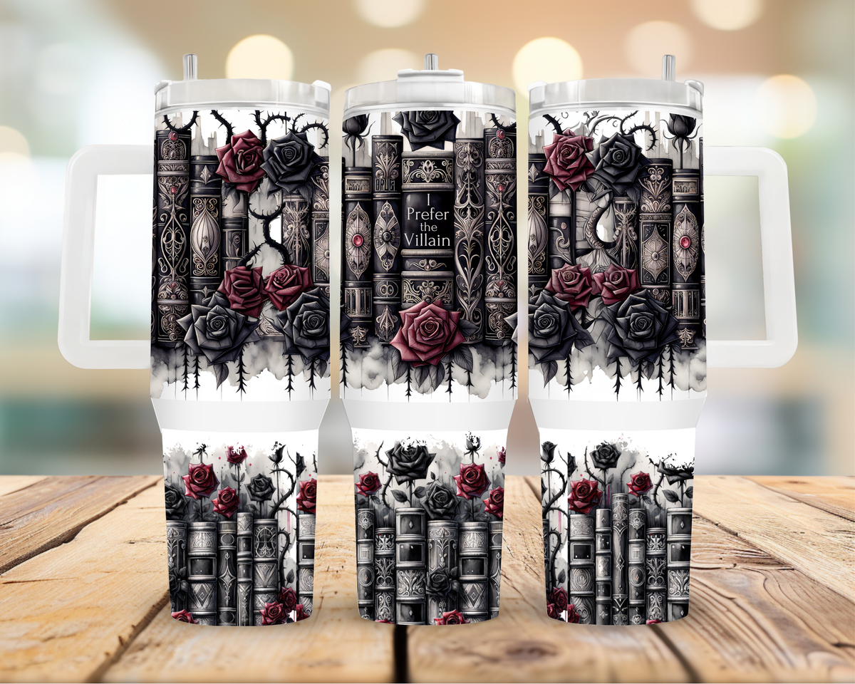 Villain Books 40oz Tumbler
