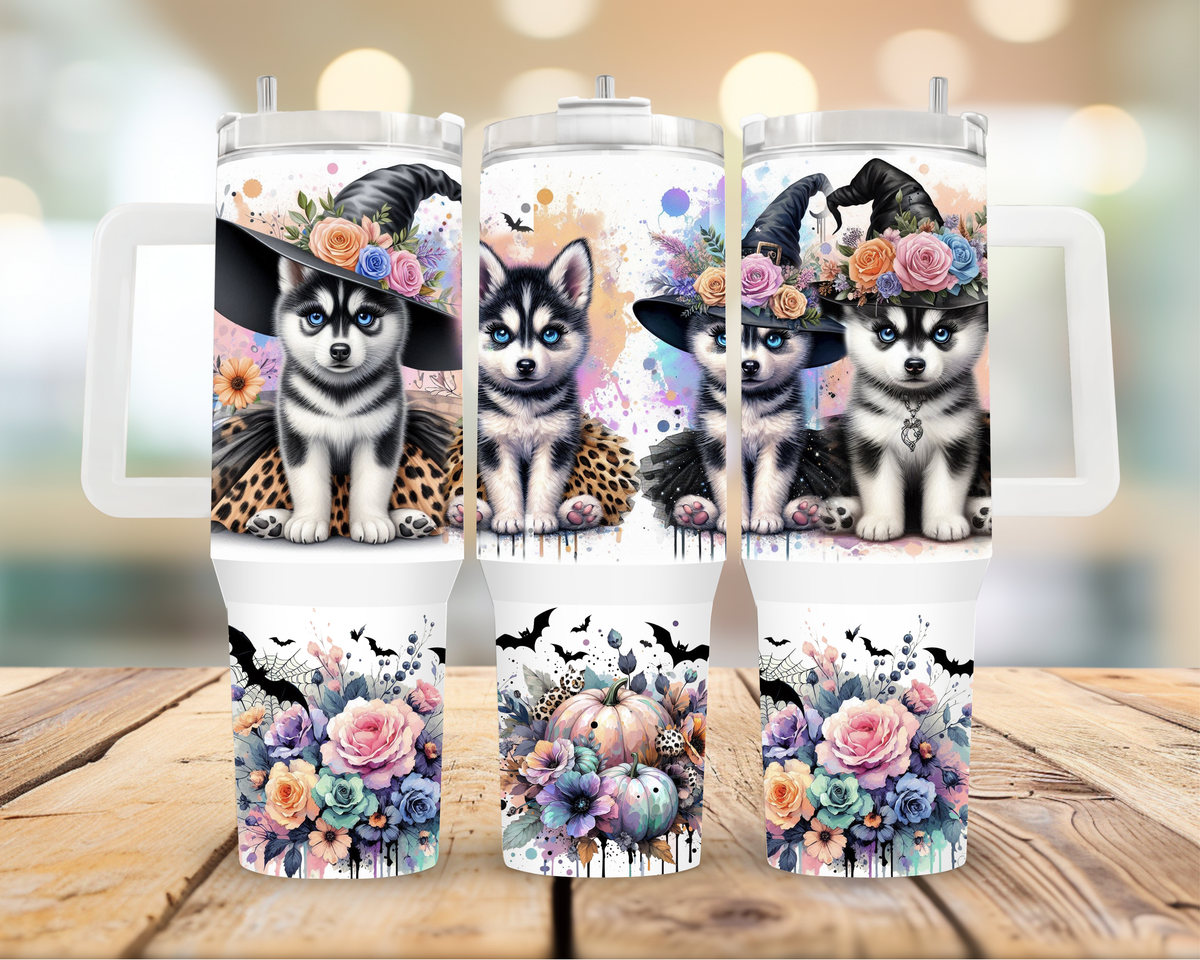Puppy Witches 40oz Tumbler
